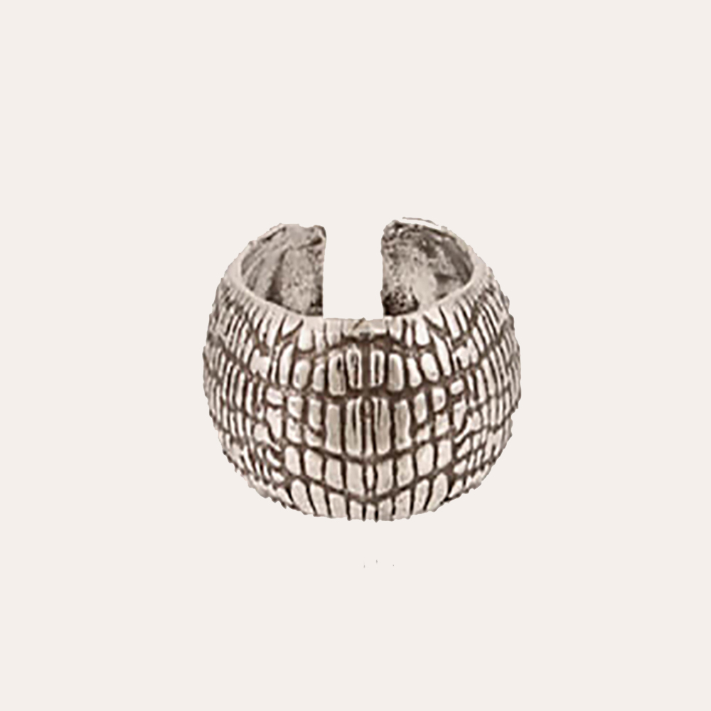 Gas Bijoux anillo Wild plateado