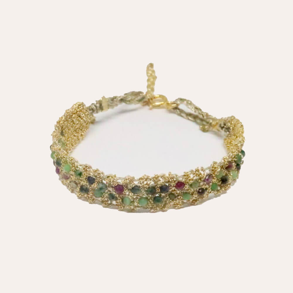 Pulsera Jaipur en turmalina