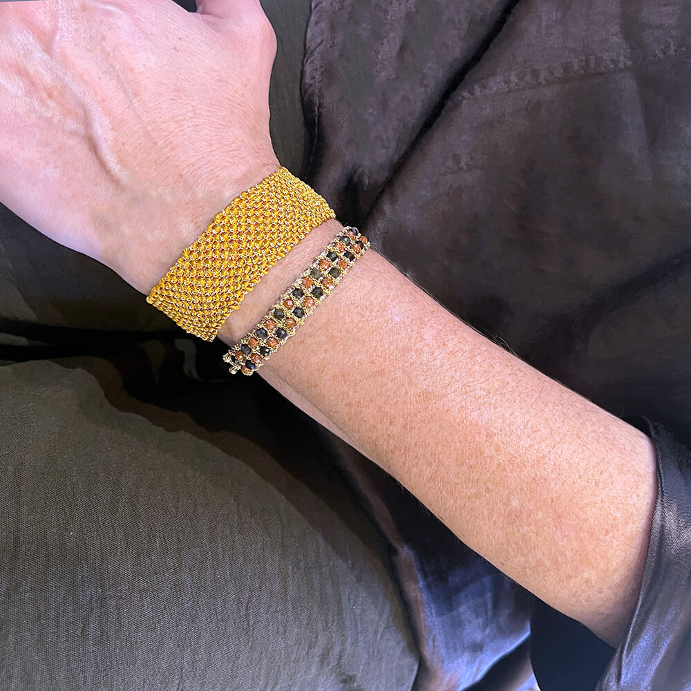 Pulsera Ravi naranja Verde