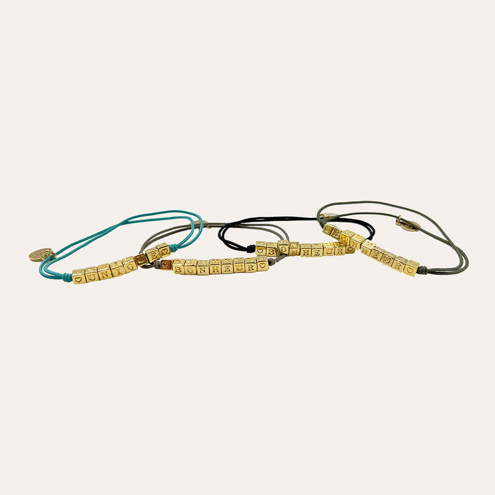 Gas Bijoux pulsera Bonheur taupe - Imagen 3