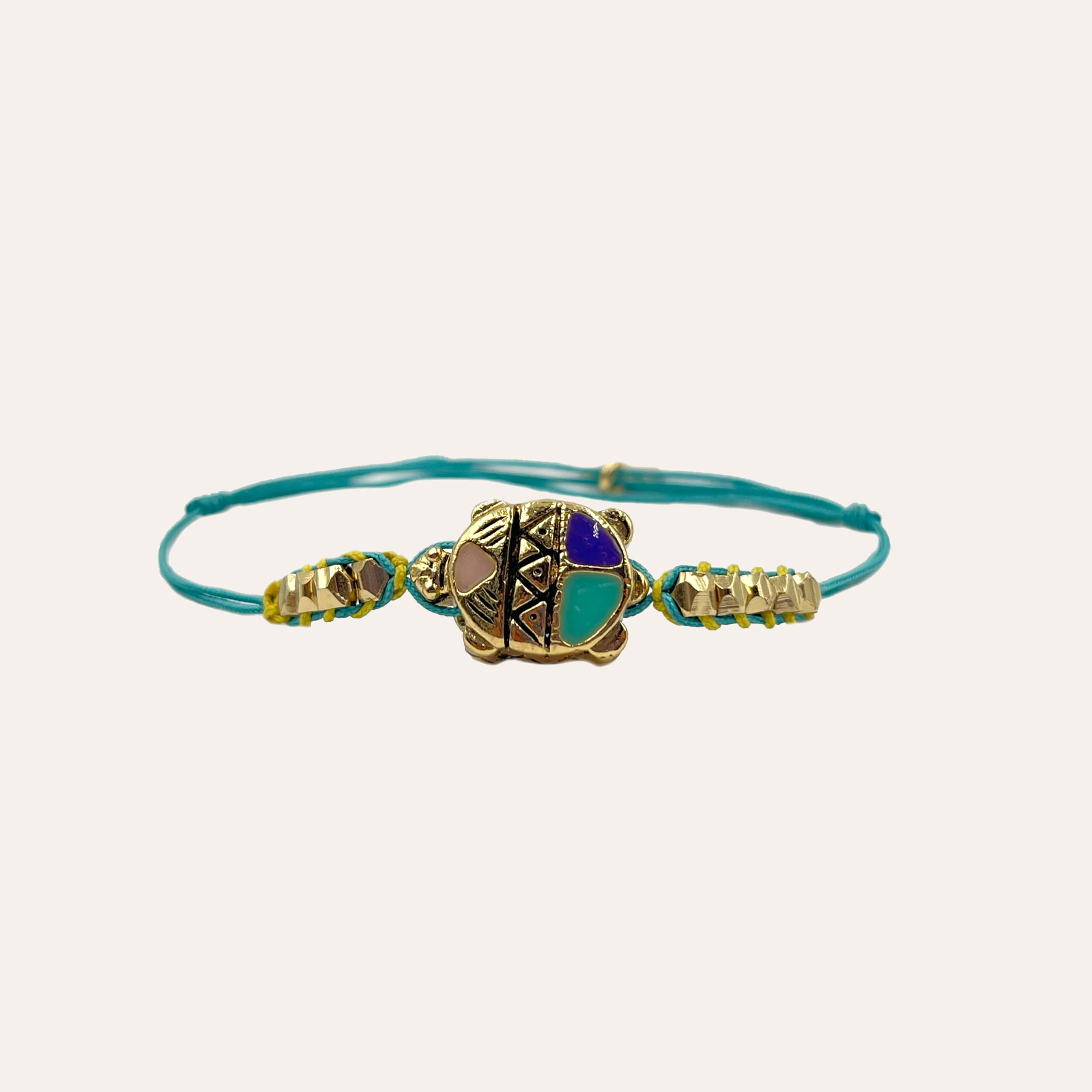 Gas Bijoux pulsera Escarabajo turquesa