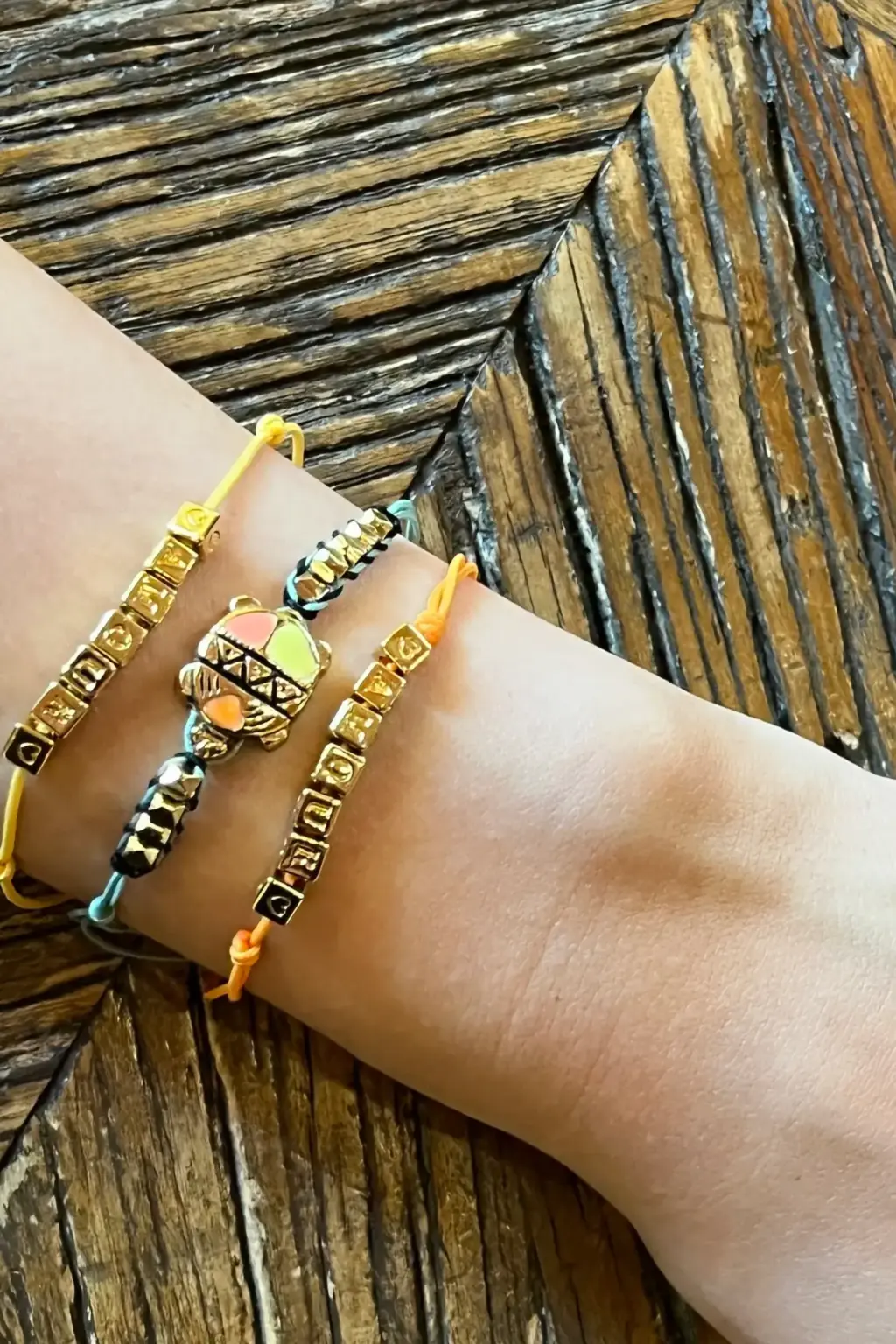 Gas Bijoux pulsera Amour naranja