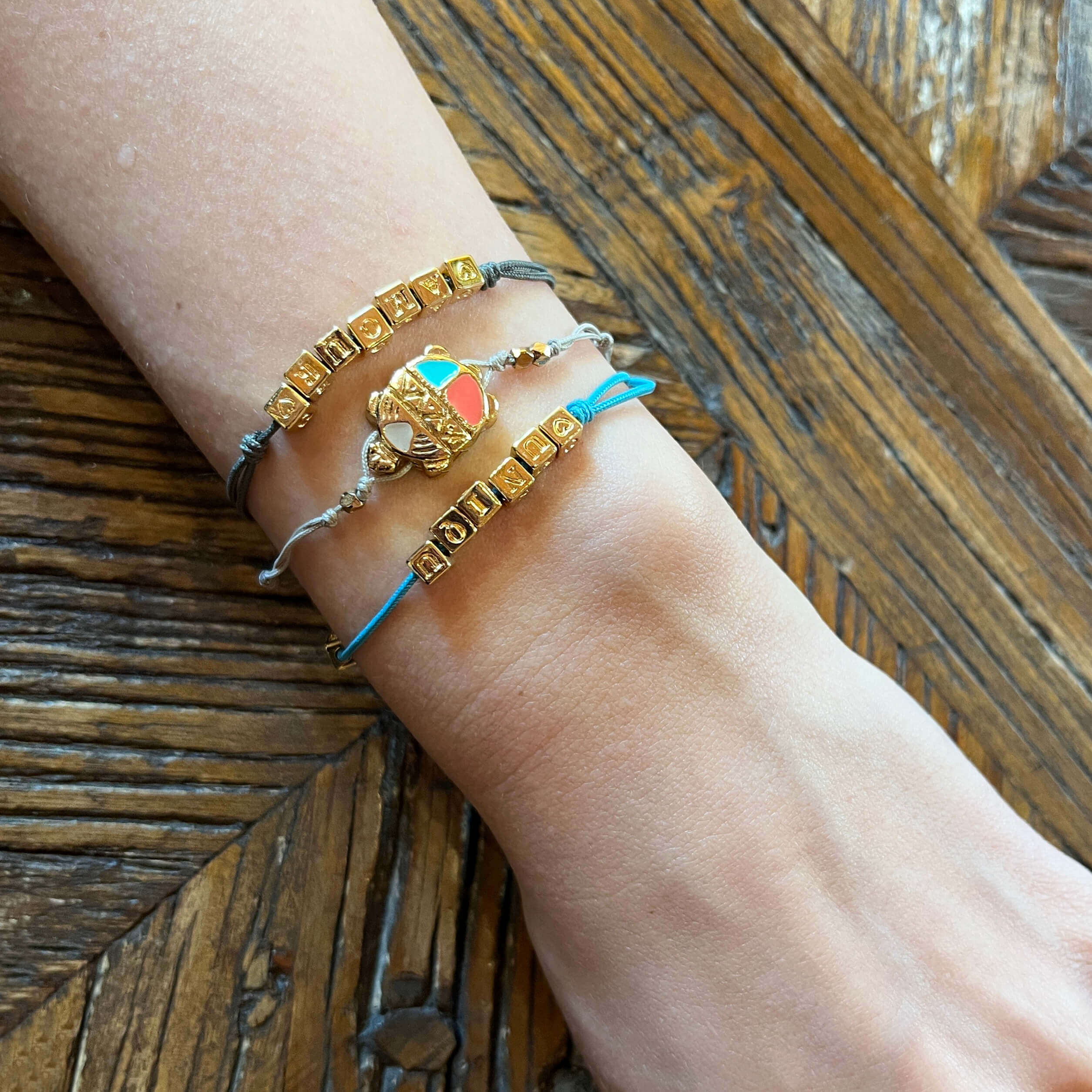 Gas Bijoux pulsera Unique turquesa