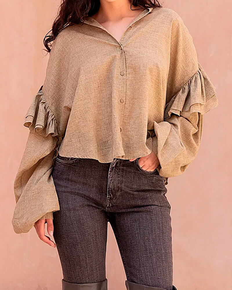 Mes Demoiselles Camisa Odessa Kaqui