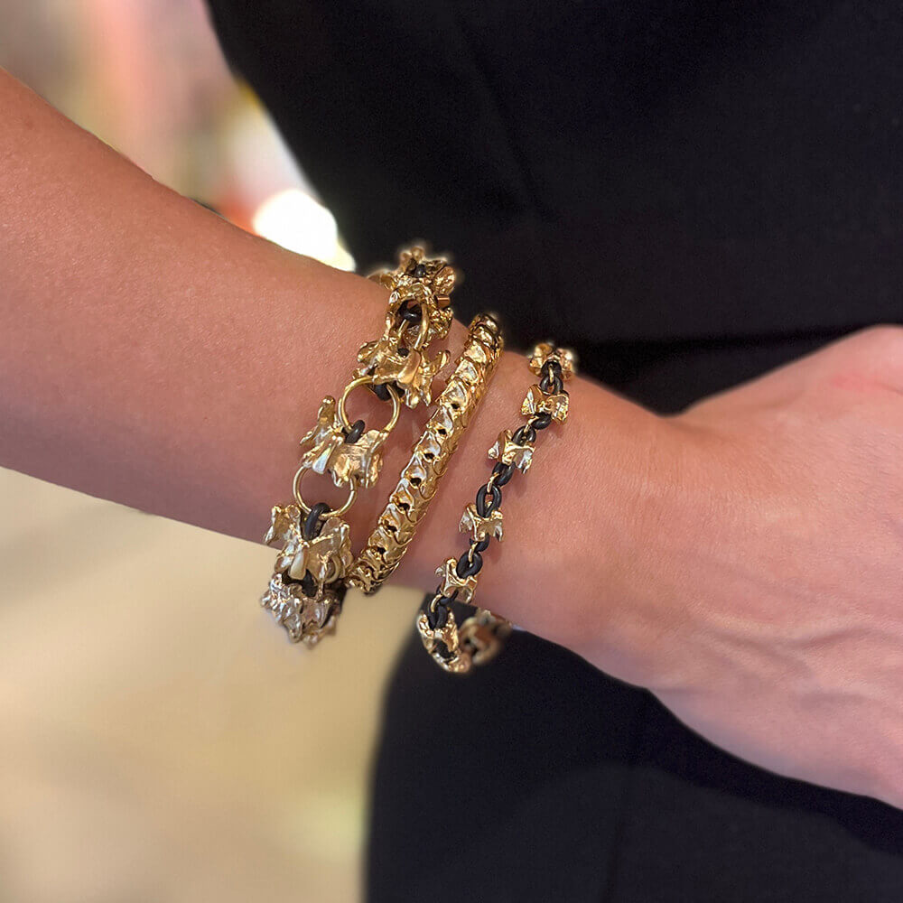 Elena Estaun Pulsera Elástica Huesitos (copia)