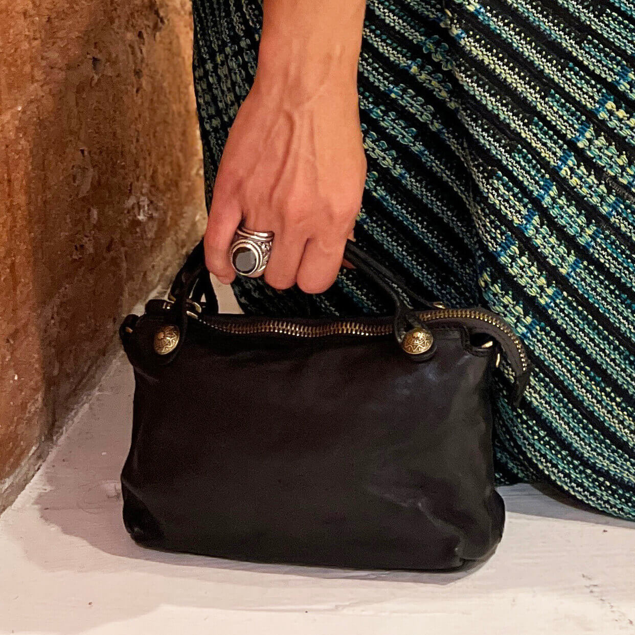 Campomaggi Bolso Melissa Margot Negro - Imagen 4