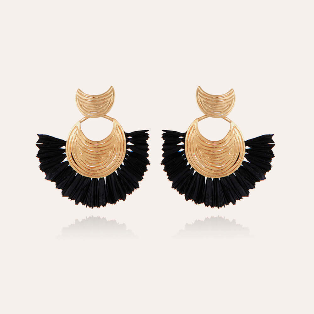 Gas Bijoux Pendientes Luna Wave