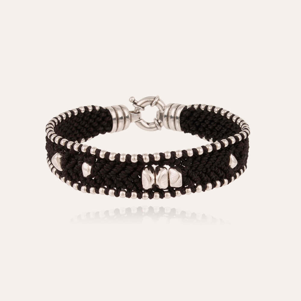 Gas Bijoux pulsera Colin Negro