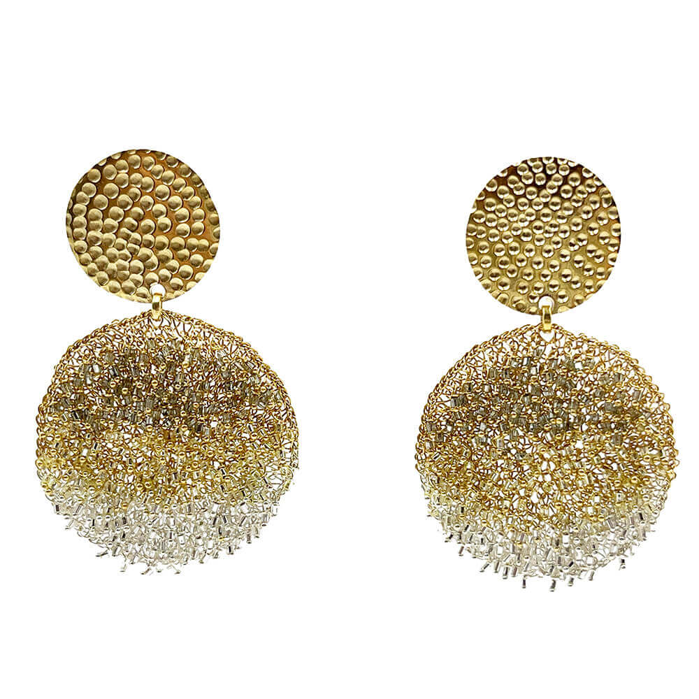 Pendientes Bot y Dot Oro