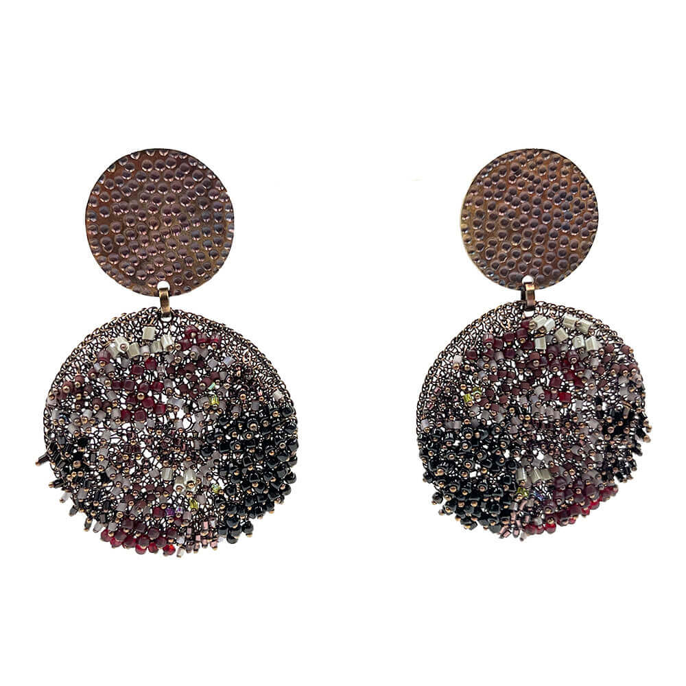 Pendientes Bot y Dot Cobre