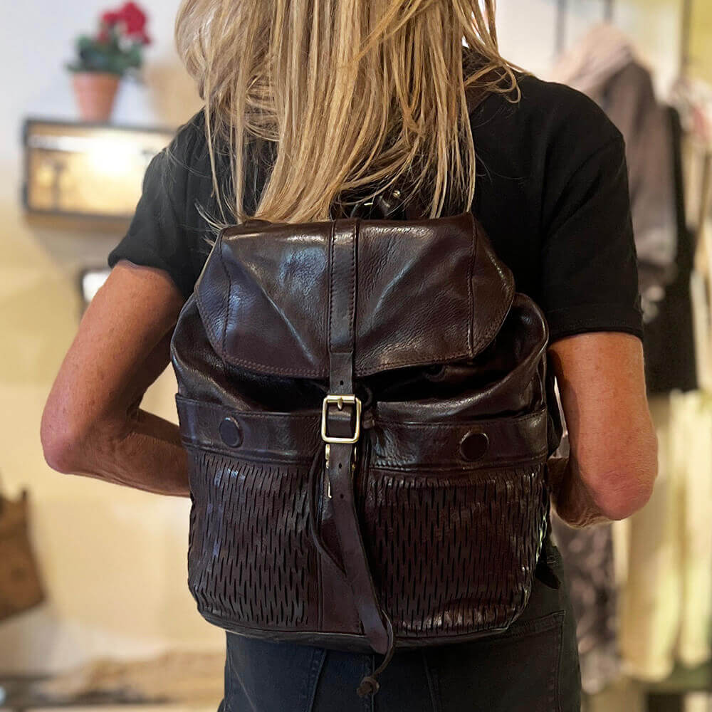 Campomaggi mochila Cow chocolate