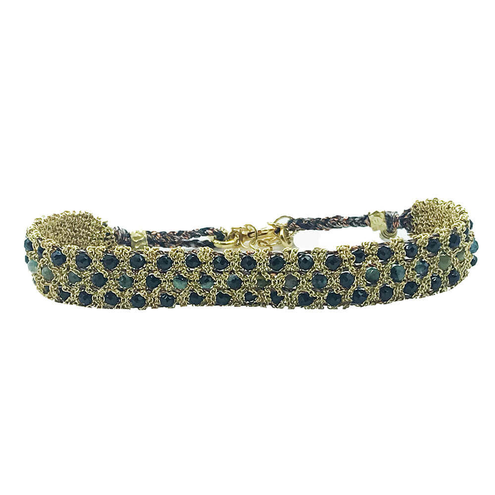 Pulsera Star Mini Turmalina Mix y Spinello Nero