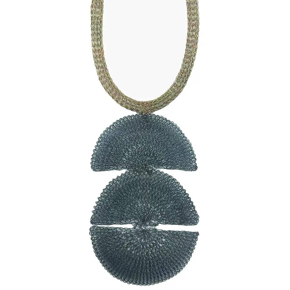 Collar Napoleon Negro y Oro - Imagen 2