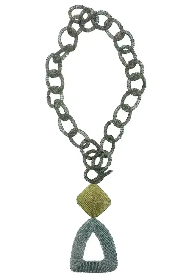 Collar Bell Plata y Oro