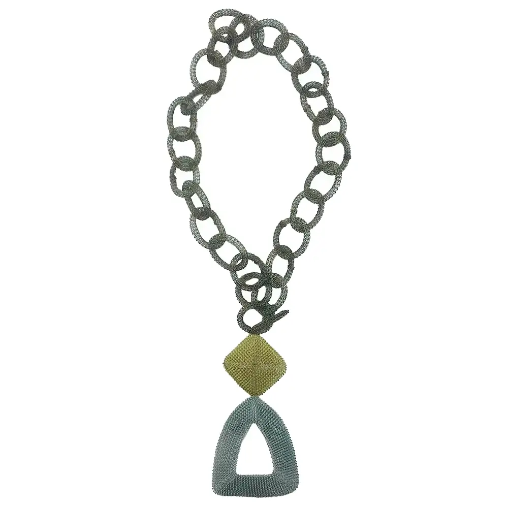 Collar Bell Plata y Oro