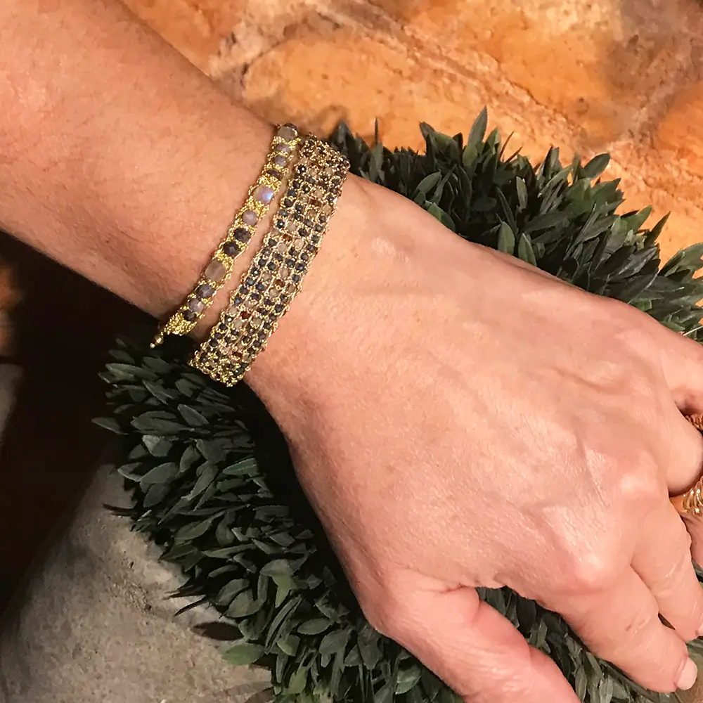 Pulsera Jaipur Topacio London Blue