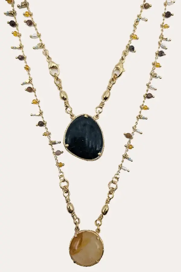 Gas Bijoux Collar Escapulario Serti