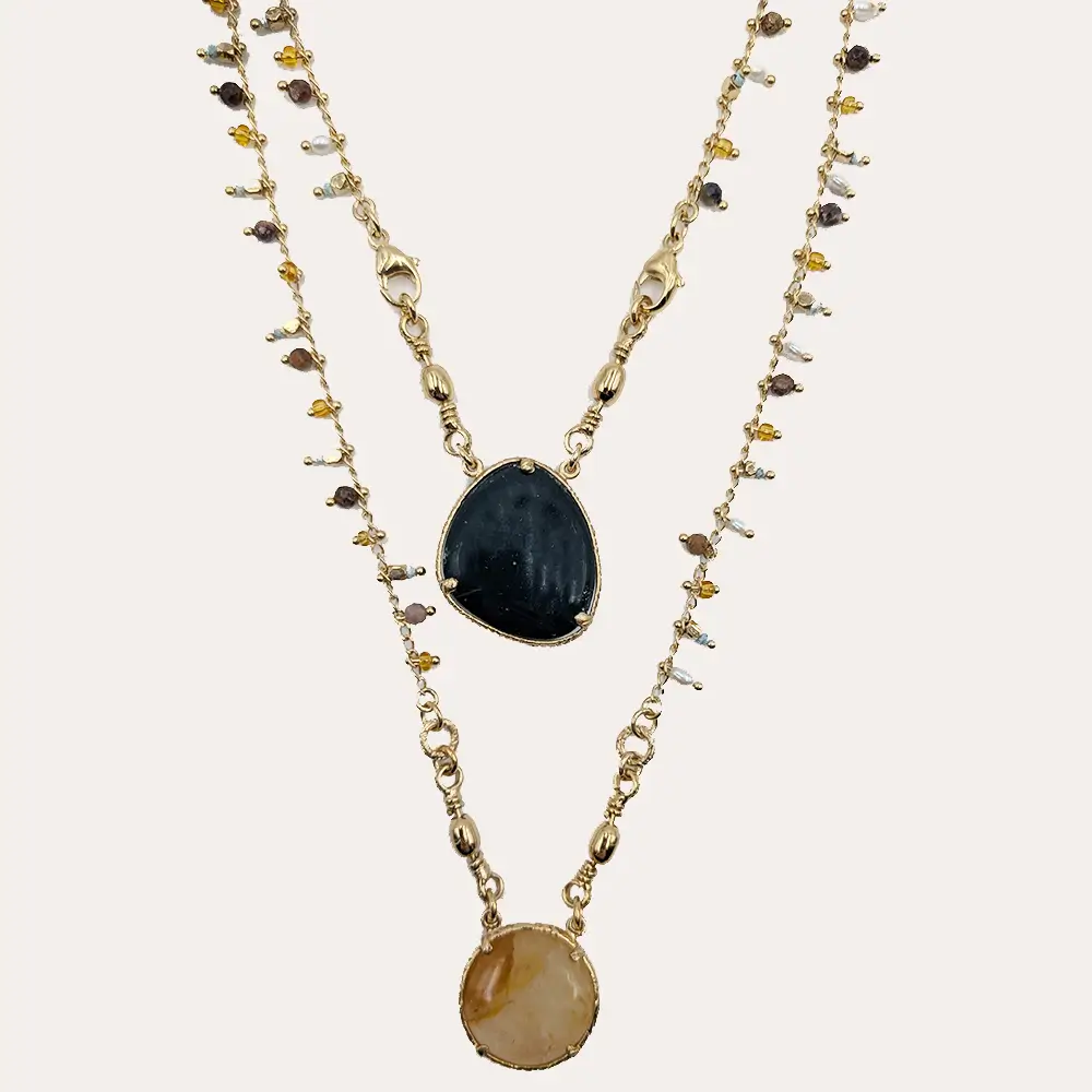 Gas Bijoux Collar Escapulario Serti