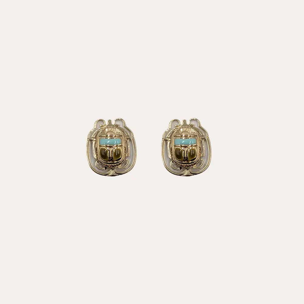 Gas Bijoux Pendientes Puce
