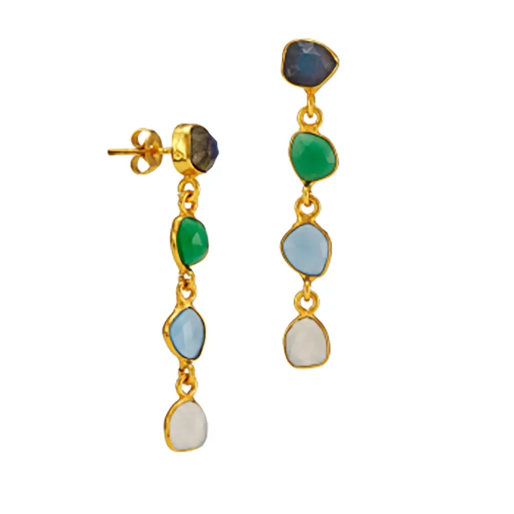 Pendiente Onix Verde
