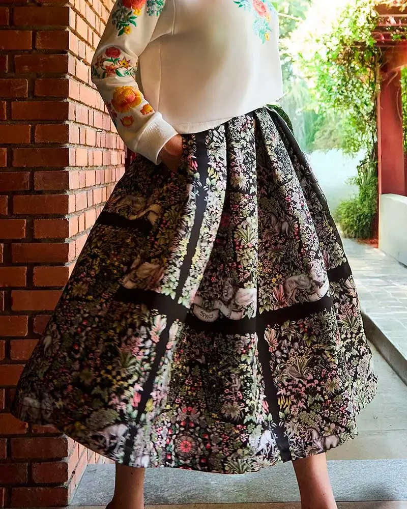 Falda Tropical Garden