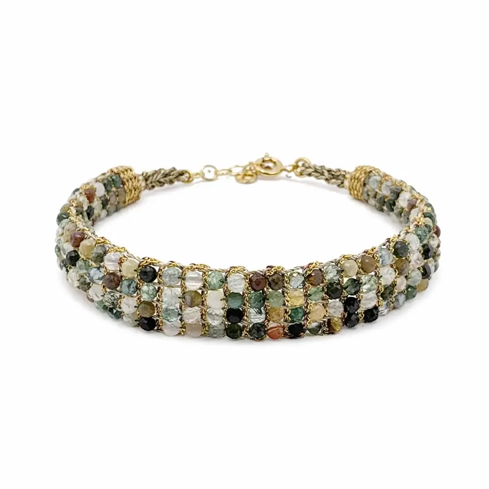 Pulsera Jaipur Agata rusceniata