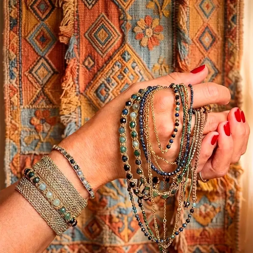 Pulsera Candy Turmalina Blue y Cianita - Imagen 2