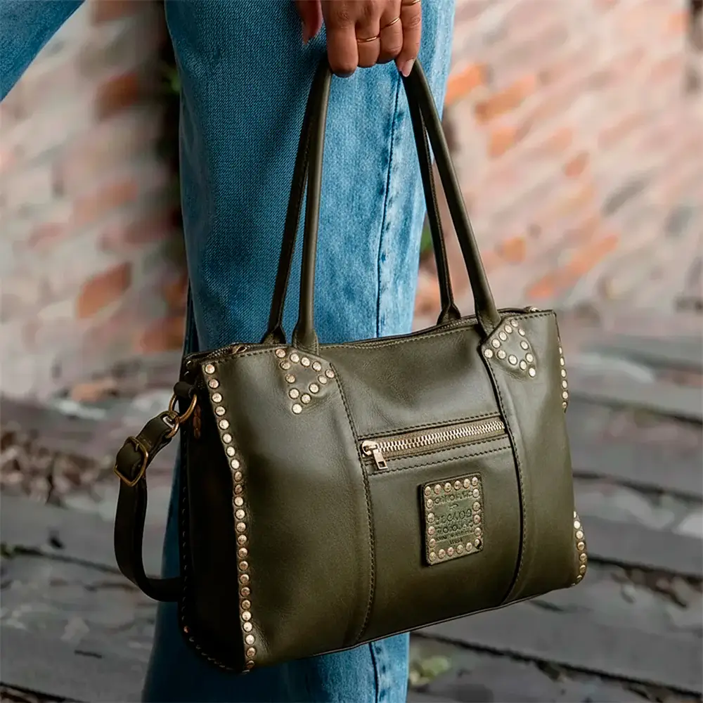 Campomaggi Bolso Cora Verde Kaki