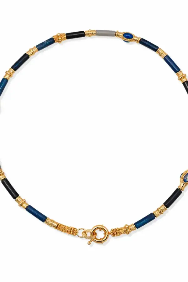 Gas Bijoux gargantilla Kali Azul