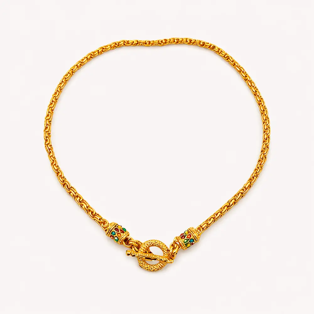 Gas Bijoux Gargantilla Maglia oro