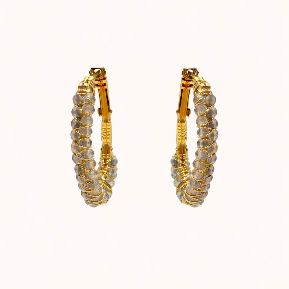 Gas Bijoux pendientes lyre Medio