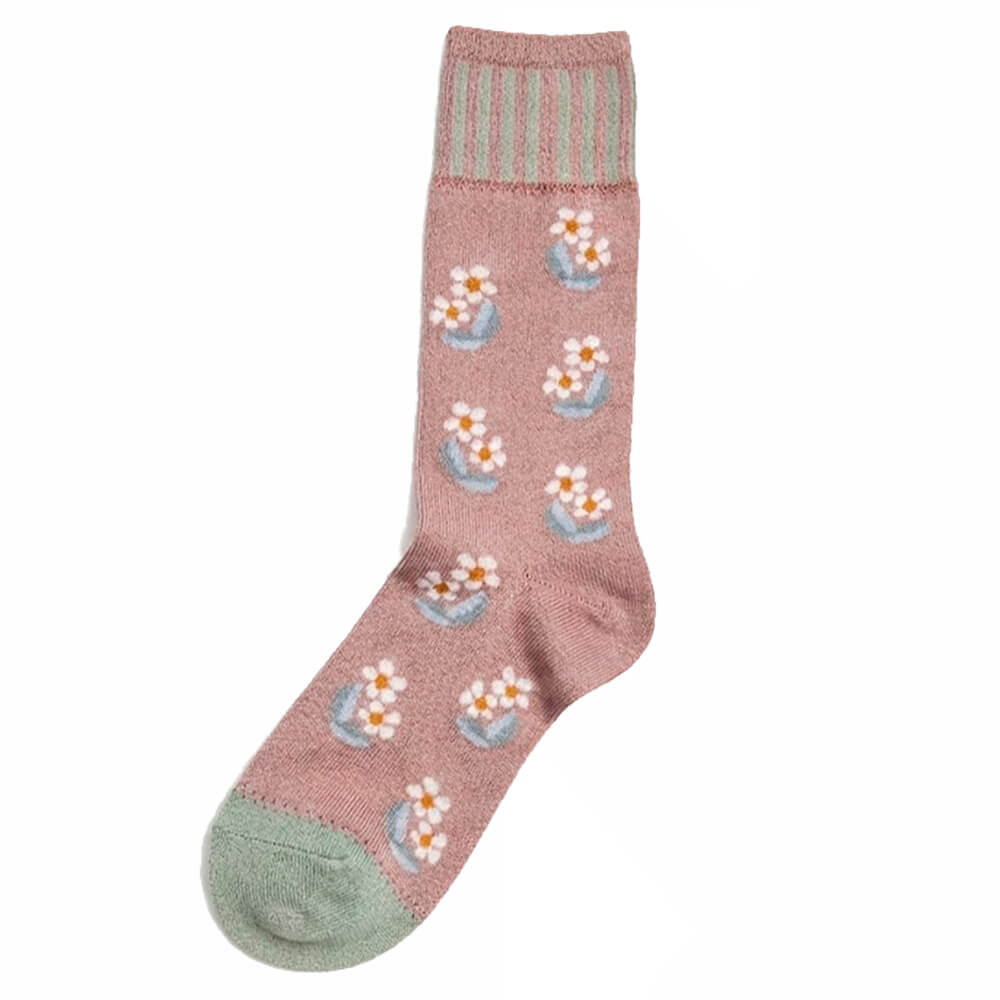 Calcetin Pradera Dusty Rosa - Imagen 2